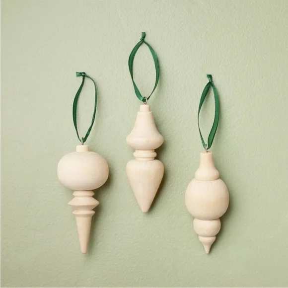 Wooden Spindle Christmas Tree
Ornaments Set of 3) - Hearth & Hand - Picture 2 of 5